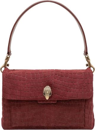 Kurt Geiger Celia Schoudertas - Dames - Tassen - Rood - Maat: ONE Size Leer