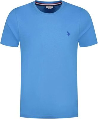 U.S.Polo Association U.s. Polo Assn., Heren, Tops, Blauw, Maat: 3XL Katoen