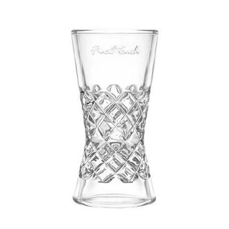 Final Touch Yarai Glass Double Cocktail Jigger in Clear at Nordstrom