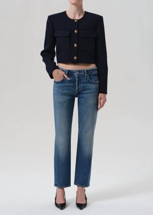 Citizens Of Humanity Anissa Low Rise Straight Jeans In Alma