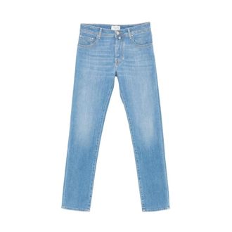 Jacob Cohen Straight Jeans, male, Blue, Size: W36 Bard Jeans