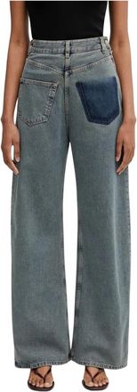 Maison Margiela Wide Jeans - Dames - Loose Fit Jeans - Blauw - W29 - Denim - Jeans