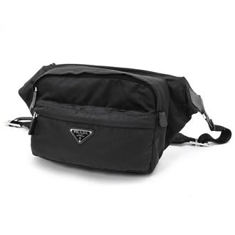 Prada Black Nylon Fanny Pack Sling Bag (Pre-Owned)
