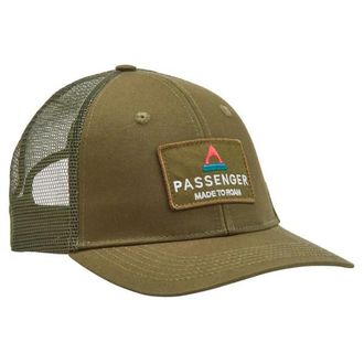 Passenger Core Organic Cotton Trucker Cap Cap - Unisex | oliv