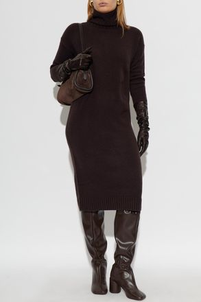 Max Mara Wool Dress Fragore, Womens, Brown