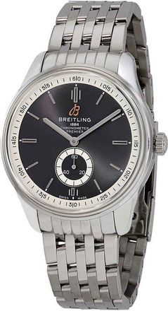 Breitling Premier Automatic Chronometer Anthracite Dial Mens Watch A37340351B1A1