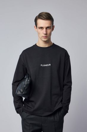 Flaneur Box Logo Long Sleeve