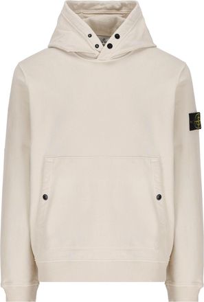 Stone Island Waffen Patch Hoodie Beige 791561720-V0097