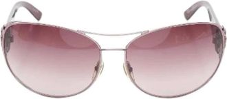 Gucci Pre-owned Accessories, female, Purple, Size: ONE SIZE Pre-owned Plastic Sunglasses