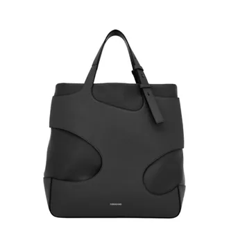 Ferragamo Cut-Out Logo Patch Tote Bag