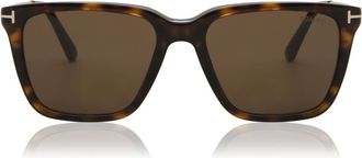 Tom Ford FT0862 GARRETT 52E Mens Sunglasses Tortoiseshell Size 56