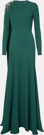 Erdem Abito lungo con cristalli