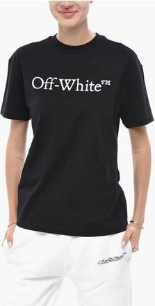 Off-white Cotton Crewneck T-Shirt BIG BOOKISH size Xs