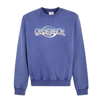 Casablanca Heren, Sweatshirts & Hoodies, Blauw, Maat: M