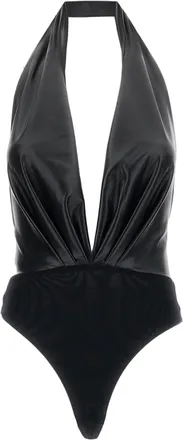 Andamane Black Zendaya Stretch Jersey Bodysuit