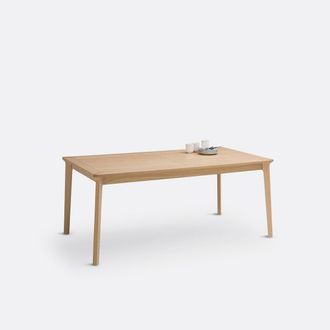 La Redoute Interieurs Uitschuifbare eettafel, eikenfineer, 6 tot 10 personen, PULLY