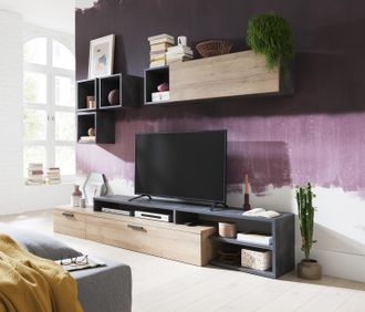 Composad Colari Legno Laminato - Grigio / Marrone