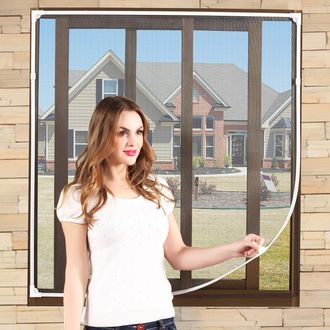 No Brand Mosquitera Magn&eacute;tica Para Ventana - Dimensiones M&aacute;ximas 120180 Cm - Malla Para Ventana De F&aacute;cil Instalaci&oacute;n Con Marco Completo Y Tira Magn&eacute;tica - F&aacute;ci