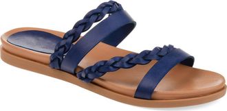Journee Collection Colette Slide Sandal in Blue at Nordstrom Rack, Size 9.5