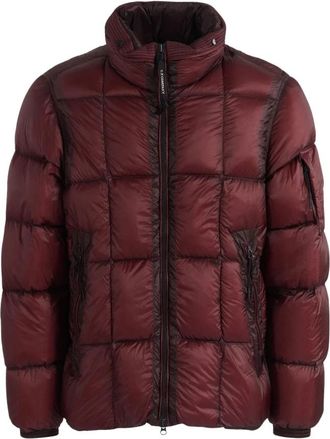 C.P. Company D.d. Shell Hooded Down Jacket - Heren - Winterjassen - Rood - L - Polyester - Jassen