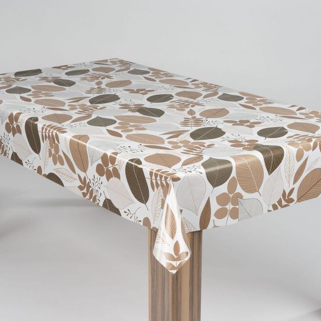 Wachstuch-Tischdecke Abwaschbar – Moosgrün Metallic, 100x130 Cm, Für Drinnen & Draußen