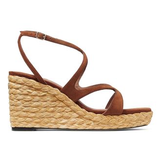 Jimmy Choo London Dames, Schoenen, Bruin, Maat: 41 EU Leer