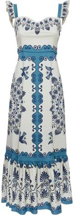 La DoubleJ Gingerbread Jurk - Dames - Maxi kleedjes - Veelkleurig - XL - Kleedjes