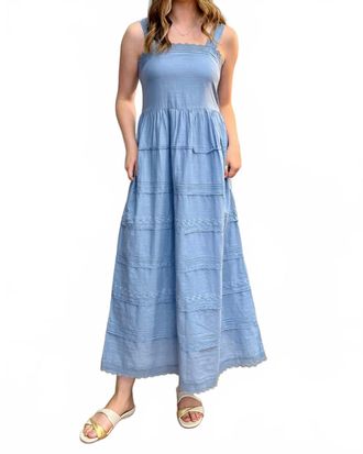 The Great. The Reverie Dress In Pale Blue