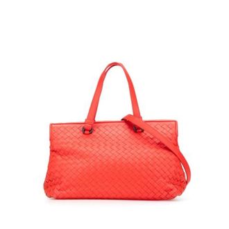 Bottega Veneta Pre-owned Handbags, female, Red, Size: ONE SIZE Pre-owned Vintage Handbag