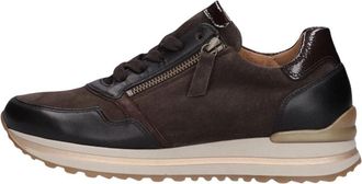 Gabor Dames Sneakers 528 - Dames - Sneakers - Bruin - 43 EU - Schoenen