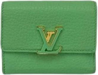 Louis Vuitton Pre-owned Wallet - Dames - Vintage Accessoires - Groen - ONE Size - Leer - Vintage