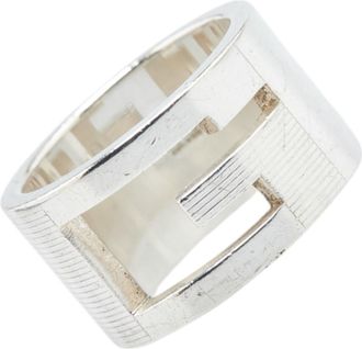 Gucci Silver Silver 925 Band Ring (Pre-Owned)