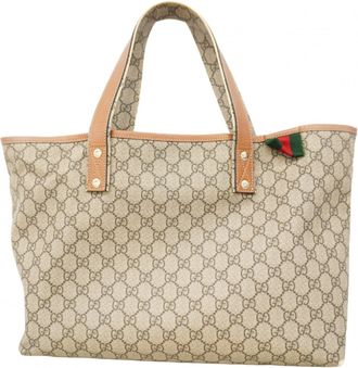 Gucci Brown Pvc Tote Bag (Pre-Owned)