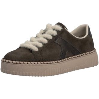 Rieker Platform Sneaker - Dames - Schoenen - Bruin - Maat: 40 EU Leer