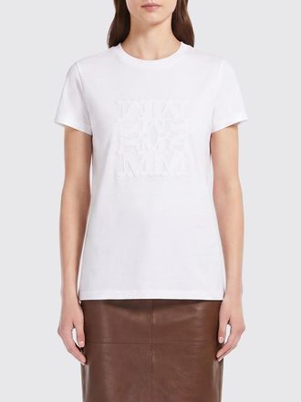 Max Mara T-shirt in cotone con logo Max Mara