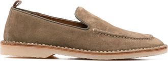 Buttero Mocassini in pelle scamosciata - Marrone