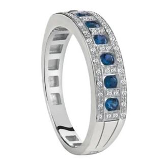 Damiani Belle Epoque White Gold Ring, Size 10
