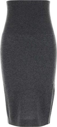 Stella McCartney Rokken, Dames, Grijs, L, Wol, Wool Pencil Skirt