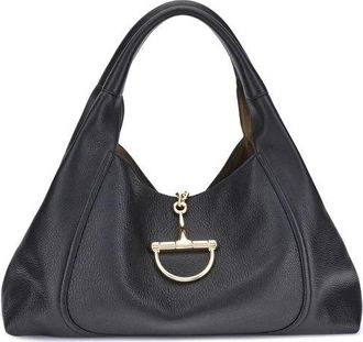 Gucci Elegante Softbit Maxi Schoudertas - Dames - Schoudertassen - Zwart - ONE Size - Leer - Tassen