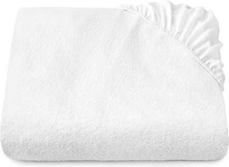 Bare Home Cotton Terry Waterproof Mattress Protector - Split Head King in White at Nordstrom