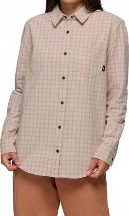 Prana Golden Canyon Flannel Shirt - Plus In Hush
