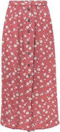 Only Bedrukte midi rok