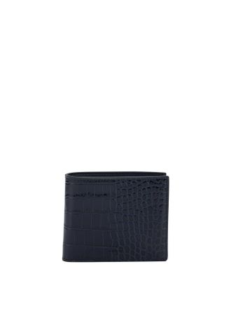 Tom Ford Crocodile Print Leather Wallet