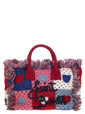 MC2 Saint Barth MC2 Saint Barth Colette H&auml;kelhandtasche mit H&auml;kelblumfleck