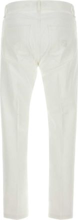 Fendi Mens Selleria Jeans White Cotton