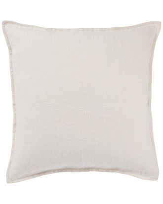 Jaipur Living Blanche Solid Ivory Throw Pillow