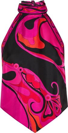 Pucci Printed Silk top - Pink - S (UK8-10 / S)