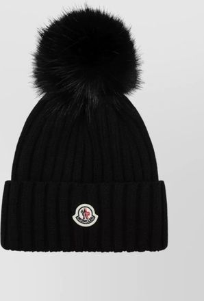 Moncler ribbed beanie