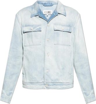 Maison Margiela Denim Jas Met Zakken - Heren - Spijkerjassen - Blauw - XL - Denim - Jassen