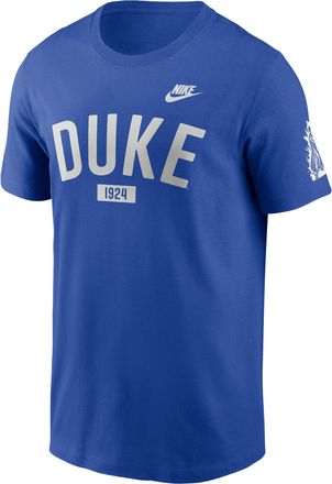 Nike Duke Legacy Arch 2-Hit Nike Mens College T-Shirt in Blue | N1994EVDUV-5ML